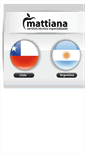Mobile Screenshot of mattiana.cl